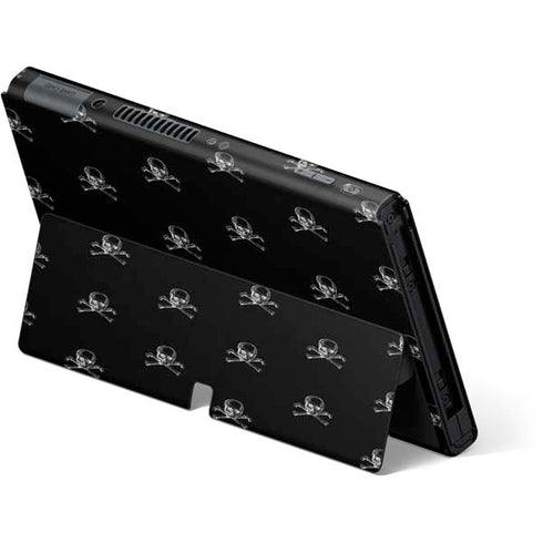 Alchemy Skull and Crossbone Pattern Nintendo Switch OLED (2021) Skin
